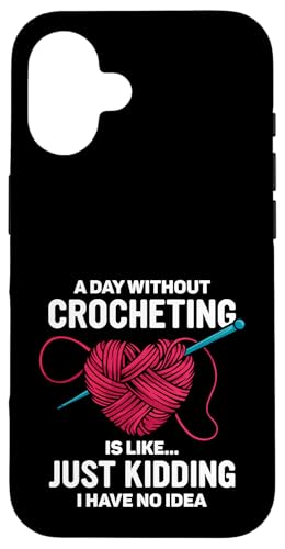 Häkeln Häkeln Hülle für iPhone 16 von Cool Crocheting Supplies & Fun Crochet Stuff