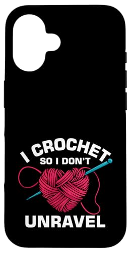 Häkeln Häkeln Hülle für iPhone 16 von Cool Crocheting Supplies & Fun Crochet Stuff