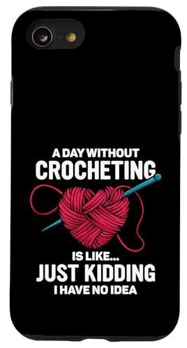 Häkeln Häkeln Hülle für iPhone SE (2020) / 7 / 8 von Cool Crocheting Supplies & Fun Crochet Stuff