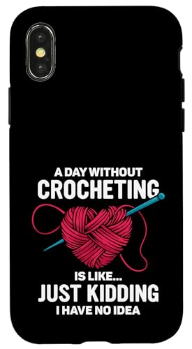 Häkeln Häkeln Hülle für iPhone X/XS von Cool Crocheting Supplies & Fun Crochet Stuff