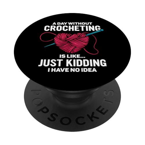 Häkeln Häkeln PopSockets Klebender PopGrip von Cool Crocheting Supplies & Fun Crochet Stuff