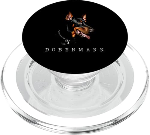 Niedlicher Vintage Dobermann Hund Dobermann Dobermann Pinscher Kopf PopSockets PopGrip für MagSafe Niedlicher Vintage Dobermann Hund Dobermann Dobermann Pinscher Kopf PopSockets PopGrip für MagSafe von Cool Dobermann Dog Spot