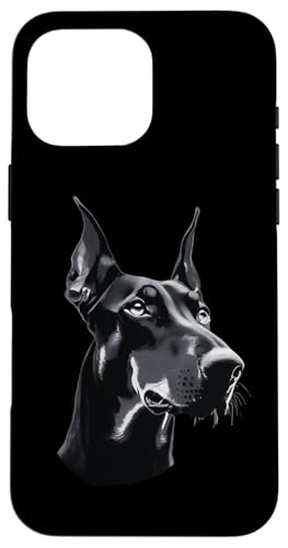 Vintage Dobermann Hund Dobermann Dobermann Pinscherkopf Hülle für iPhone 16 Pro Max Vintage Dobermann Hund Dobermann Dobermann Pinscherkopf Hülle für iPhone 16 Pro Max von Cool Dobermann Dog Spot