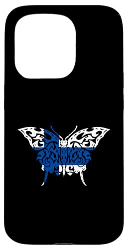 Finnische Flagge Schmetterling Finnland Finnischer Stolz finnische Wurzeln Hülle für iPhone 15 Pro Finnische Flagge Schmetterling Finnland Finnischer Stolz finnische Wurzeln Hülle für iPhone 15 Pro von Cool Finnish Roots Finland