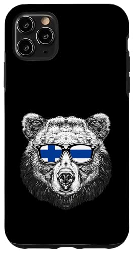 Finnland Bear Sonnenbrille Finnische Flagge Finnischer Stolz Hülle für iPhone 11 Pro Max Finnland Bear Sonnenbrille Finnische Flagge Finnischer Stolz Hülle für iPhone 11 Pro Max von Cool Finnish Roots Finland