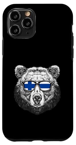 Finnland Bear Sonnenbrille Finnische Flagge Finnischer Stolz Hülle für iPhone 11 Pro Finnland Bear Sonnenbrille Finnische Flagge Finnischer Stolz Hülle für iPhone 11 Pro von Cool Finnish Roots Finland