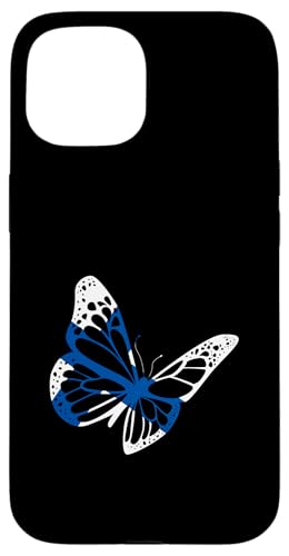 Finnland Finnischer Stolz finnische Wurzeln finnische Flagge Schmetterling Hülle für iPhone 15 Finnland Finnischer Stolz finnische Wurzeln finnische Flagge Schmetterling Hülle für iPhone 15 von Cool Finnish Roots Finland