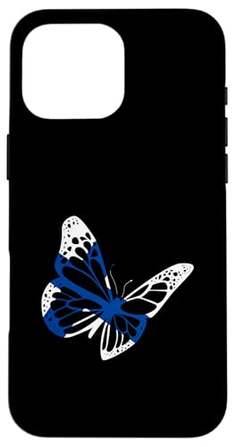 Finnland Finnischer Stolz finnische Wurzeln finnische Flagge Schmetterling Hülle für iPhone 16 Pro Max Finnland Finnischer Stolz finnische Wurzeln finnische Flagge Schmetterling Hülle für iPhone 16 Pro Max von Cool Finnish Roots Finland