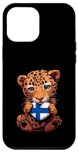 Finnland-Flagge, niedlicher Leopard, finnische Wurzeln, finnischer Stolz, Finn Hülle für iPhone 12 Pro Max Finnland-Flagge, niedlicher Leopard, finnische Wurzeln, finnischer Stolz, Finn Hülle für iPhone 12 Pro Max von Cool Finnish Roots Finland