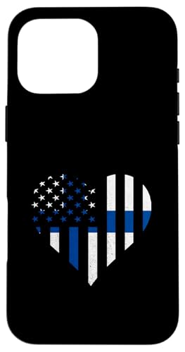 Finnland Flagge Amerika USA Finnische Wurzeln Herz Finnischer Stolz Hülle für iPhone 16 Pro Max Finnland Flagge Amerika USA Finnische Wurzeln Herz Finnischer Stolz Hülle für iPhone 16 Pro Max von Cool Finnish Roots Finland