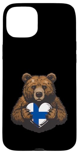 Finnland Flagge Bär Herz Finn Finnische Wurzeln Finnischer Stolz Hülle für iPhone 15 Plus Finnland Flagge Bär Herz Finn Finnische Wurzeln Finnischer Stolz Hülle für iPhone 15 Plus von Cool Finnish Roots Finland
