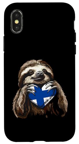 Finnland Flagge Finnland Faultier Herz finnische Wurzeln Finnischer Stolz Hülle für iPhone X/XS Finnland Flagge Finnland Faultier Herz finnische Wurzeln Finnischer Stolz Hülle für iPhone X/XS von Cool Finnish Roots Finland