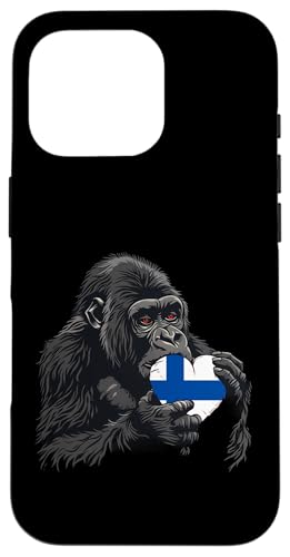 Finnland Flagge Gorilla Herz Finnischer Stolz Finnische Wurzeln Hülle für iPhone 16 Pro Finnland Flagge Gorilla Herz Finnischer Stolz Finnische Wurzeln Hülle für iPhone 16 Pro von Cool Finnish Roots Finland