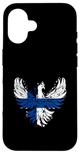 Finnland Flagge Pheonix Finnischer Stolz Finnische Wurzeln Hülle für iPhone 16 Finnland Flagge Pheonix Finnischer Stolz Finnische Wurzeln Hülle für iPhone 16 von Cool Finnish Roots Finland
