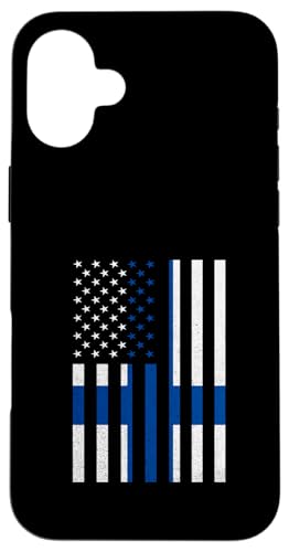 Finnland Flagge USA Finnamerika Finnischer Stolz finnische Wurzeln Hülle für iPhone 16 Plus Finnland Flagge USA Finnamerika Finnischer Stolz finnische Wurzeln Hülle für iPhone 16 Plus von Cool Finnish Roots Finland