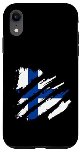 Finnland Flagge finnische Wurzeln Kralle Vintage finnischer Stolz Hülle für iPhone XR Finnland Flagge finnische Wurzeln Kralle Vintage finnischer Stolz Hülle für iPhone XR von Cool Finnish Roots Finland