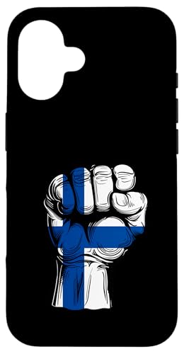 Finnland Handfist finnische Flagge finnischer Stolz finnische Wurzeln Hülle für iPhone 16 Finnland Handfist finnische Flagge finnischer Stolz finnische Wurzeln Hülle für iPhone 16 von Cool Finnish Roots Finland