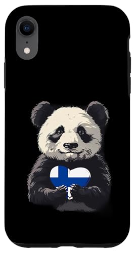 Finnland Panda Bär Herz Finn Finnische Wurzeln Finnischer Stolz Hülle für iPhone XR Finnland Panda Bär Herz Finn Finnische Wurzeln Finnischer Stolz Hülle für iPhone XR von Cool Finnish Roots Finland