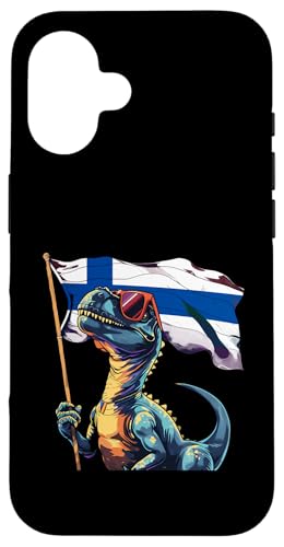 Finnland T-Rex Dino Finnische Wurzeln Finnischer Stolz finnische Flagge Hülle für iPhone 16 Finnland T-Rex Dino Finnische Wurzeln Finnischer Stolz finnische Flagge Hülle für iPhone 16 von Cool Finnish Roots Finland