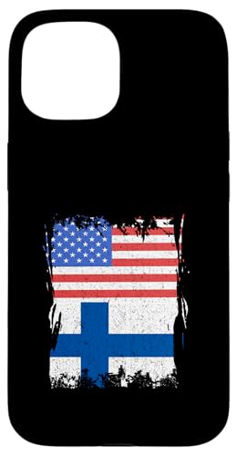 Finnland Vintage USA Amerika Finnischer Stolz finnische Flagge Hülle für iPhone 15 Finnland Vintage USA Amerika Finnischer Stolz finnische Flagge Hülle für iPhone 15 von Cool Finnish Roots Finland