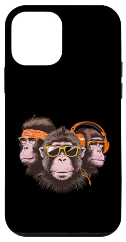 Coole Funky Monkeys mit Kopfhörern Hülle für iPhone 12 mini Coole Funky Monkeys mit Kopfhörern Hülle für iPhone 12 mini von Cool Funky Music Monkeys Hip