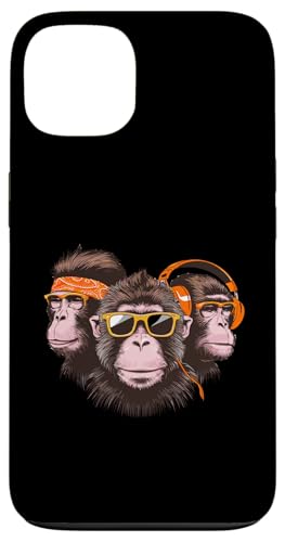 Coole Funky Monkeys mit Kopfhörern Hülle für iPhone 13 Coole Funky Monkeys mit Kopfhörern Hülle für iPhone 13 von Cool Funky Music Monkeys Hip