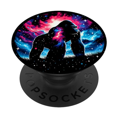 Coole Cosmic Gorilla Galaxy Graphic Space Art PopSockets mit austauschbarem PopGrip Coole Cosmic Gorilla Galaxy Graphic Space Art PopSockets mit austauschbarem PopGrip von Cool Galaxy Space Animals Art Store
