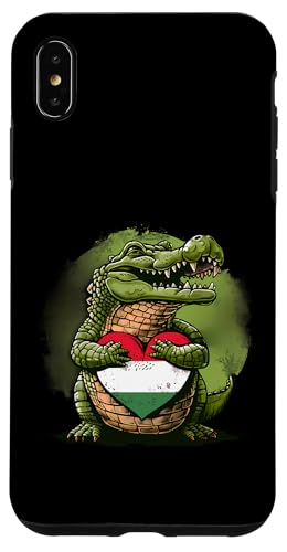 Nette Alligatorherz Ungarischer Stolz Ungarn Ungarische Flagge Hülle für iPhone XS Max von Cool Hungarian Roots Hungary