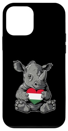 Ungarische Flagge Nilpferd Herz Ungarischer Stolz Ungarn Hülle für iPhone 12 mini von Cool Hungarian Roots Hungary
