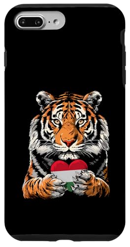 Ungarische Wurzeln Ungarn Tiger Herz Ungarische Flagge Hülle für iPhone 7 Plus/8 Plus von Cool Hungarian Roots Hungary