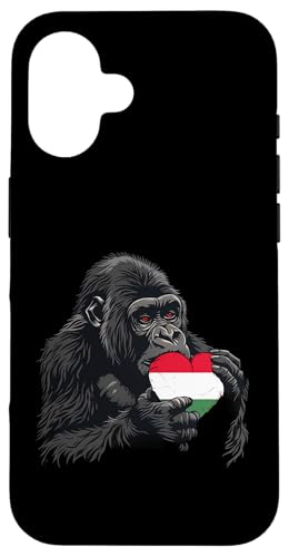 Ungarischer Stolz Gorilla Herz Ungarischer Stolz Ungarn Flagge Hülle für iPhone 16 Ungarischer Stolz Gorilla Herz Ungarischer Stolz Ungarn Flagge Hülle für iPhone 16 von Cool Hungarian Roots Hungary