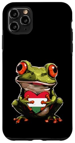 Ungarn Flagge Kröte Frosch Ungarische Wurzeln Ungarischer Stolz Hülle für iPhone 11 Pro Max von Cool Hungarian Roots Hungary