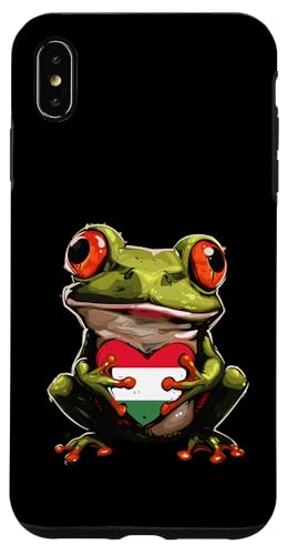 Ungarn Flagge Kröte Frosch Ungarische Wurzeln Ungarischer Stolz Hülle für iPhone XS Max von Cool Hungarian Roots Hungary