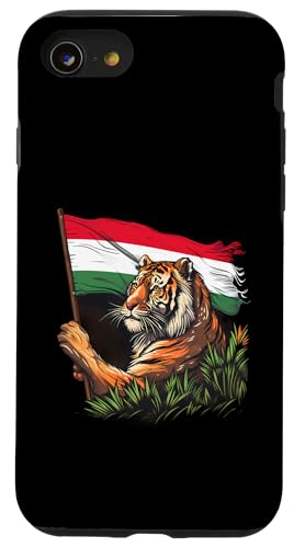 Ungarn Flagge Tiger Wildlife Ungarische Wurzeln Ungarischer Stolz Hülle für iPhone SE (2020) / 7 / 8 von Cool Hungarian Roots Hungary