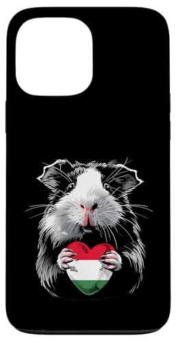 Ungarn Meerschweinchen Herz Ungarische Wurzeln Ungarische Flagge Hülle für iPhone 13 Pro Max von Cool Hungarian Roots Hungary