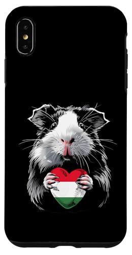 Ungarn Meerschweinchen Herz Ungarische Wurzeln Ungarische Flagge Hülle für iPhone XS Max von Cool Hungarian Roots Hungary