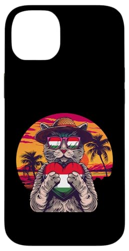 Ungarn Sonnenuntergang Katze Tropische ungarische Flagge Ungarische Wurzeln Hülle für iPhone 14 Plus Ungarn Sonnenuntergang Katze Tropische ungarische Flagge Ungarische Wurzeln Hülle für iPhone 14 Plus von Cool Hungarian Roots Hungary