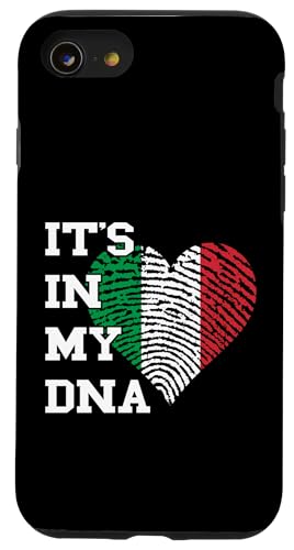Italien Roots It's In My DNA Heart Italian Pride Italien Flagge Hülle für iPhone SE (2020) / 7 / 8 von Cool Italian Roots Italy