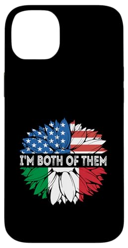 Italienische Flagge I'm Both Of Them Sonnenblume USA Italian Pride Hülle für iPhone 14 Plus Italienische Flagge I'm Both Of Them Sonnenblume USA Italian Pride Hülle für iPhone 14 Plus von Cool Italian Roots Italy
