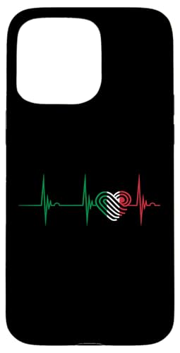 Italy Heart Italian Pride Italian Roots Herzschlag EKG-Puls Hülle für iPhone 15 Pro Max Italy Heart Italian Pride Italian Roots Herzschlag EKG-Puls Hülle für iPhone 15 Pro Max von Cool Italian Roots Italy