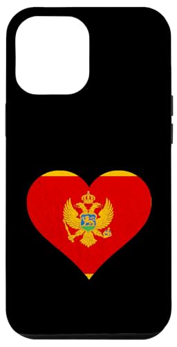 Montenegrinische Wurzeln Montenegrinischer Stolz Herz Montenegro Flagge Hülle für iPhone 12 Pro Max von Cool Montenegrin Roots Montenegro
