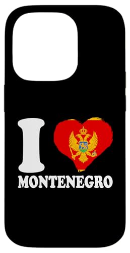 Montenegro Flagge Herz Montenegro Pride I Love Montenegro Hülle für iPhone 14 Pro von Cool Montenegrin Roots Montenegro