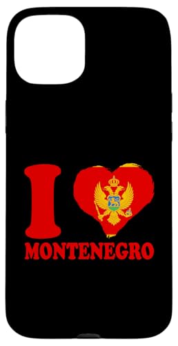 Montenegro Flagge I Love Montenegro Herz Montenegro Pride Hülle für iPhone 15 Plus von Cool Montenegrin Roots Montenegro