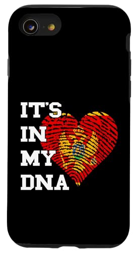 Montenegro Flagge It's In My DNA Heart Montenegrin Pride Hülle für iPhone SE (2020) / 7 / 8 von Cool Montenegrin Roots Montenegro