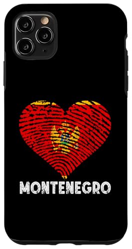 Montenegro Flagge Montenegro Pride Herz Montenegro Wurzeln Hülle für iPhone 11 Pro Max von Cool Montenegrin Roots Montenegro