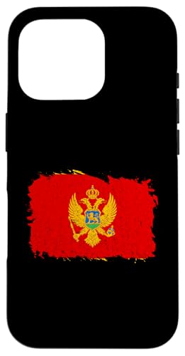 Montenegro Flagge Montenegro Pride Vintage Montenegro Wurzeln Hülle für iPhone 16 Pro von Cool Montenegrin Roots Montenegro