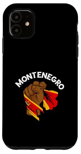 Montenegro Flagge Montenegro Wurzeln Handfist Montenegrin Pride Hülle für iPhone 11 von Cool Montenegrin Roots Montenegro