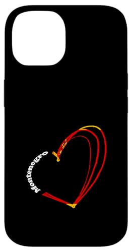Montenegro Flagge Montenegro Wurzeln Montenegrinischer Stolz Herz Hülle für iPhone 14 von Cool Montenegrin Roots Montenegro