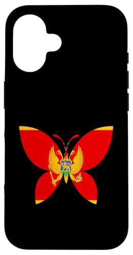 Montenegro Flagge Schmetterling Montenegrinische Flagge Montenegrinischer Stolz Hülle für iPhone 16 Montenegro Flagge Schmetterling Montenegrinische Flagge Montenegrinischer Stolz Hülle für iPhone 16 von Cool Montenegrin Roots Montenegro
