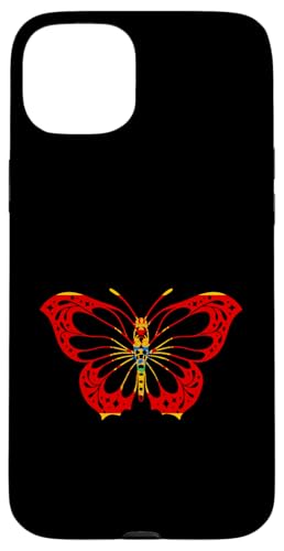 Montenegro Flagge Schmetterling Montenegrinischer Stolz Montenegrinische Flagge Hülle für iPhone 15 Plus von Cool Montenegrin Roots Montenegro
